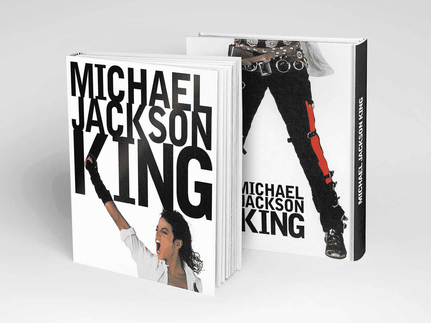 Création graphique du livre Michael Jackson King