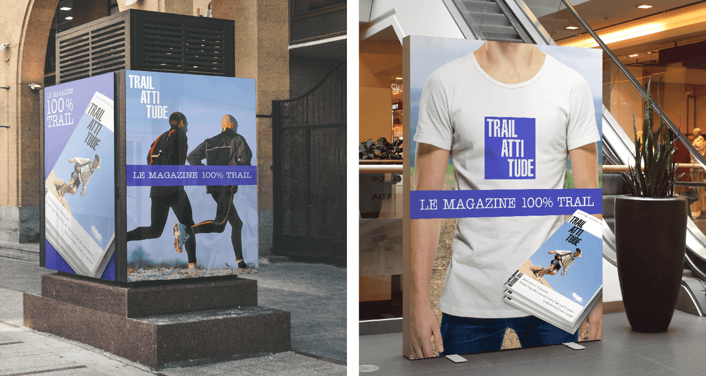 Affiches du magazine Trail Attitude.