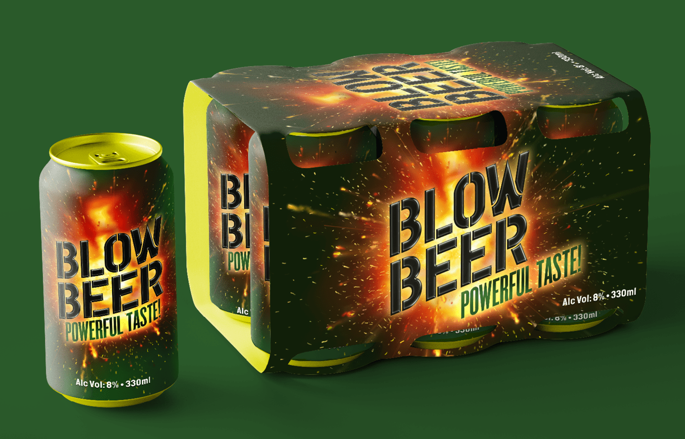 Packaging Bière Blow Beer.