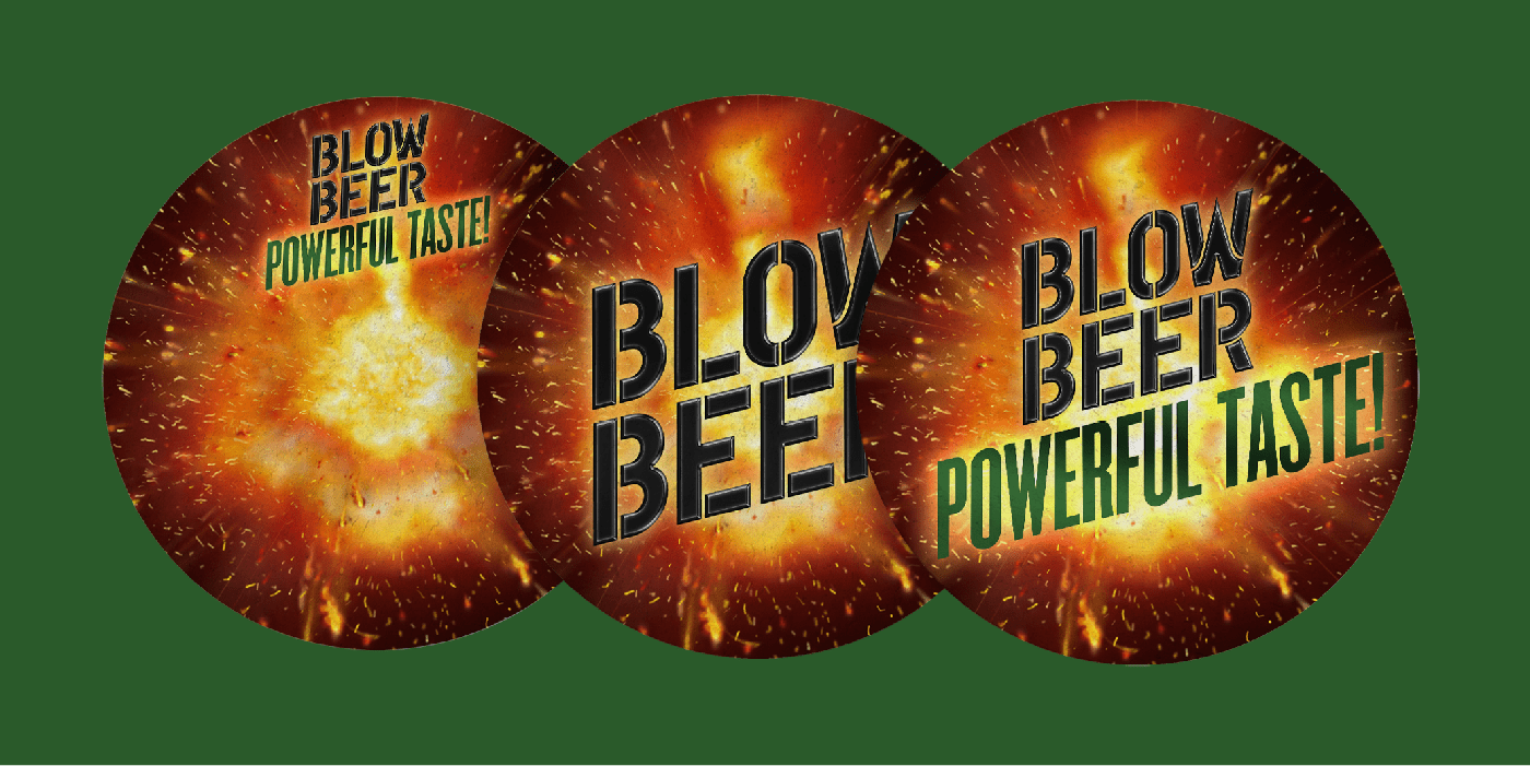 Sous-verres Bière Blow Beer.