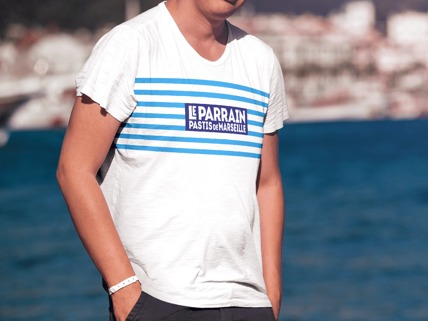 T-Shirt Le Parrain Pastis de Marseille.